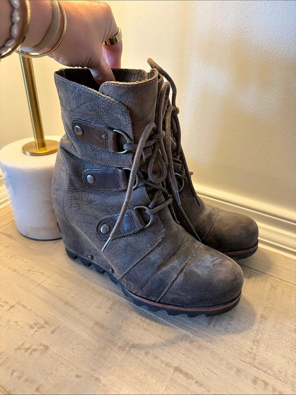 Sorel Joan of Arctic Wedge II Boot Women's Brown Winter Boots